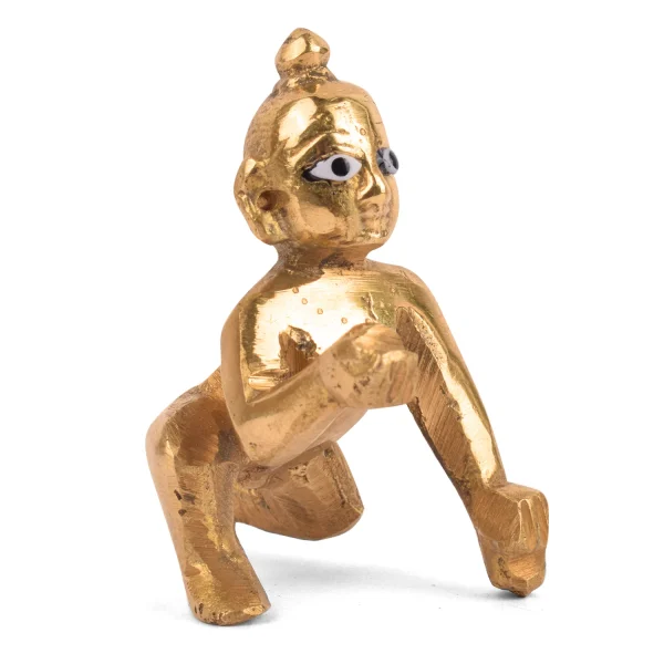 Brass Laddu Gopal Idol - Image 4