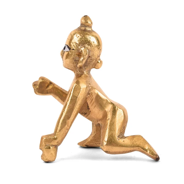 Brass Laddu Gopal Idol - Image 3